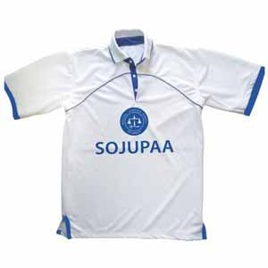 White SOJUPAA T-shirt – Logo Embroided