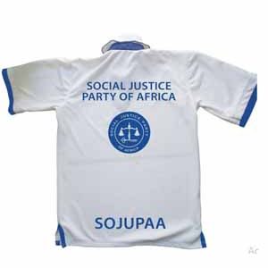 White SOJUPAA T-shirt – Logo Embroided