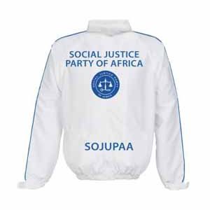 White and Blue stripe SOJUPAA Tracksuit – Top and Bottom